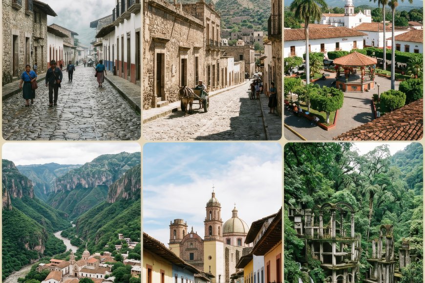 6 Pueblos encantadores en México poco conocidos que te sorprenderán