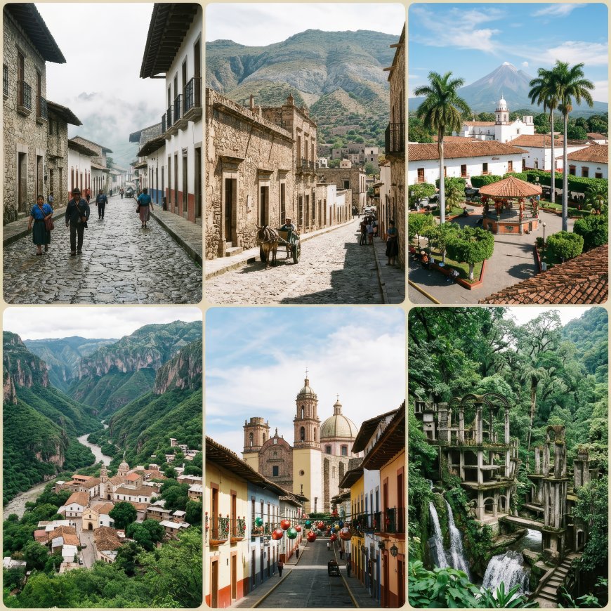 6 Pueblos encantadores en México poco conocidos que te sorprenderán