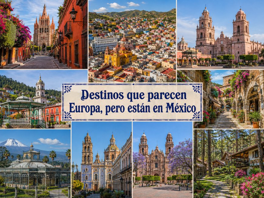 10 Destinos que parecen Europa, pero están en México